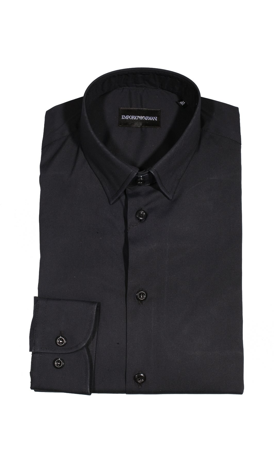 GIORGIO ARMANI CAMICIA AUTOMATICI 1 TASCA COTONE STRETCH